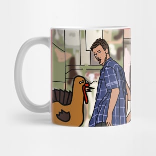 Distracted Boyfriend Meme and Funny Thanksgiving Turkey Mug